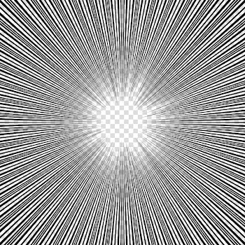 Screentones action lines, black flashing illustration transparent background PNG clipart
