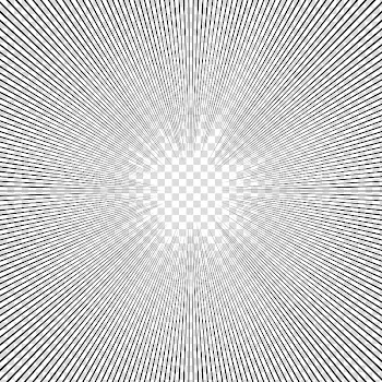 Screentones action lines, black flashing illustration transparent background PNG clipart