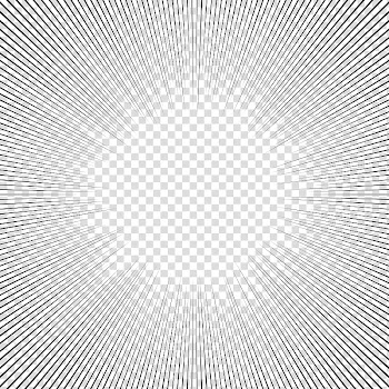 Screentones action lines, black flashing illustration transparent background PNG clipart
