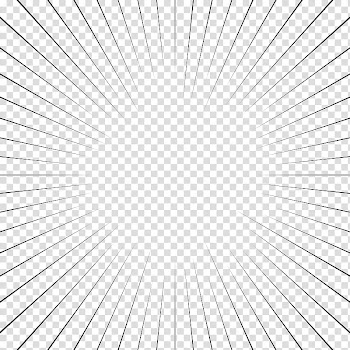 Screentones action lines, black flashing illustration transparent background PNG clipart
