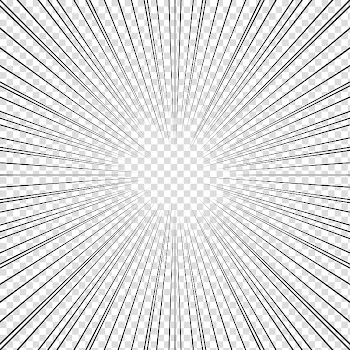 Screentones action lines, black flashing illustration transparent background PNG clipart
