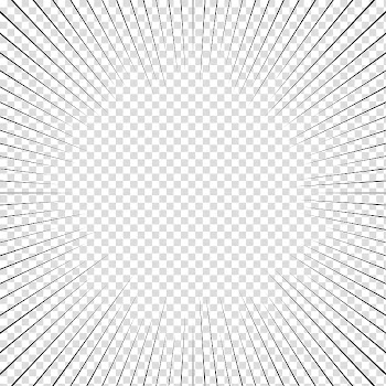 Screentones action lines , black frame illustration transparent background PNG clipart