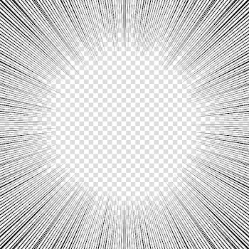 Screentones action lines , black lines illustration transparent background PNG clipart