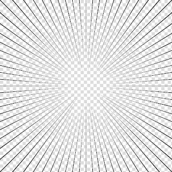 Screentones action lines, black lines illustration transparent background PNG clipart