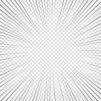 Screentones action lines , black lines transparent background PNG clipart