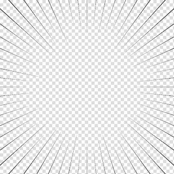 Screentones action lines , black lines transparent background PNG clipart
