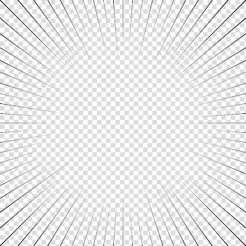 Screentones action lines , black lines transparent background PNG clipart