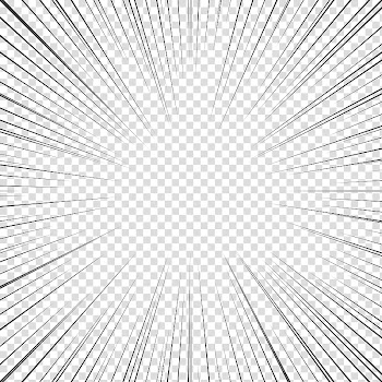 Screentones action lines , black lines transparent background PNG clipart