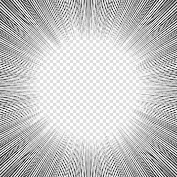 Screentones action lines , black lines transparent background PNG clipart