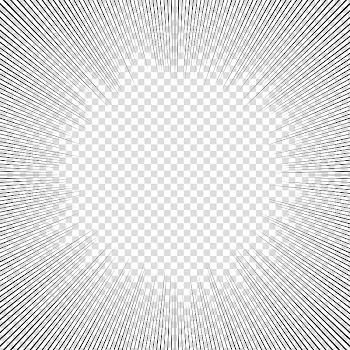 Screentones action lines , black lines transparent background PNG clipart