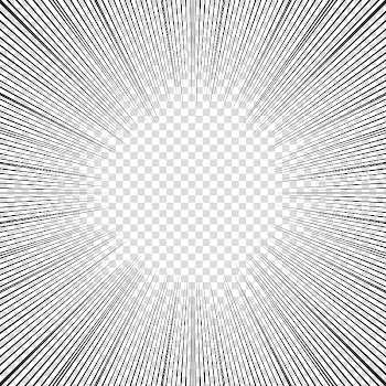 Screentones action lines, black optical illusion transparent background PNG clipart