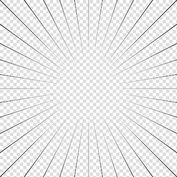 Screentones action lines, border lines towards center illustration transparent background PNG clipart