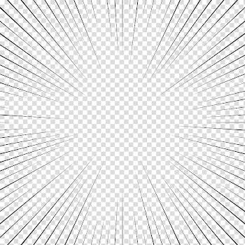 Screentones action lines , thin line abstract radial sunburst transparent background PNG clipart