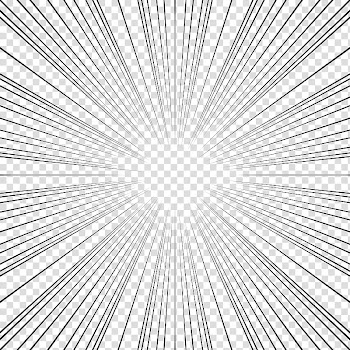 Screentones action lines, white line streaks transparent background PNG clipart