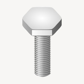 Screw part clipart, illustration vector. | Free Vector - rawpixel