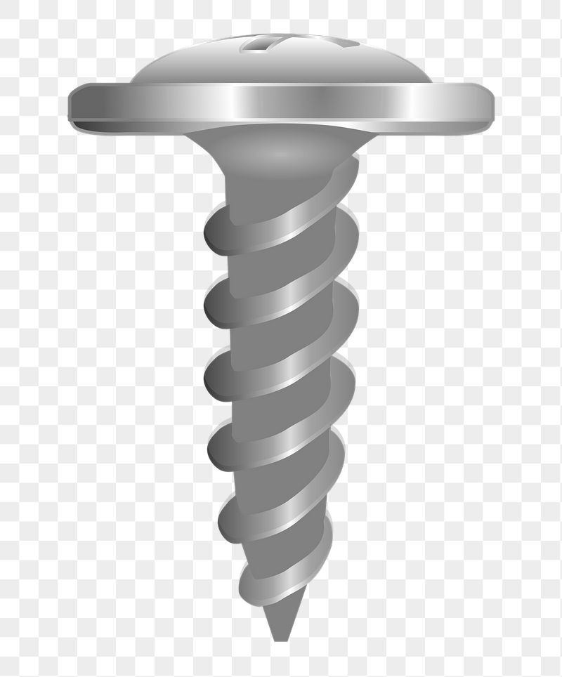 Screw part png sticker, transparent | Free PNG - rawpixel