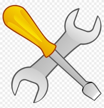 Screwdriver And Wrench Vector Clipart Free Public Domain - Tools Clip Art