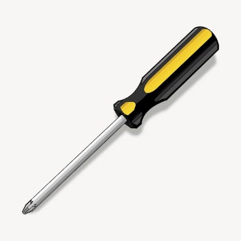 Screwdriver tool clipart, collage element | Free PSD - rawpixel