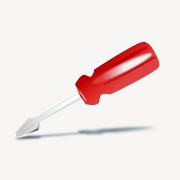Screwdriver tool clipart, illustration vector. | Free Vector - rawpixel