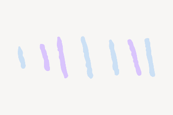 Scribble line collage element, cute | Free Photo - rawpixel