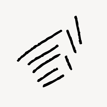 Scribble line collage element, doodle | Free Photo - rawpixel