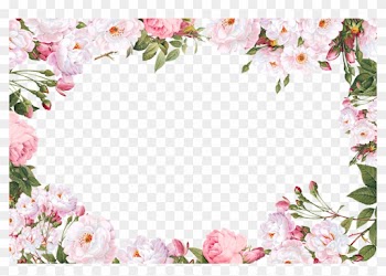 Script Typeface Sans-serif Calligraphy Font - Flower Border Png