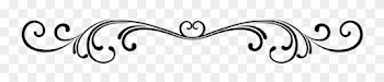 Scroll Clipart Single Line Border - Border Line Without Background