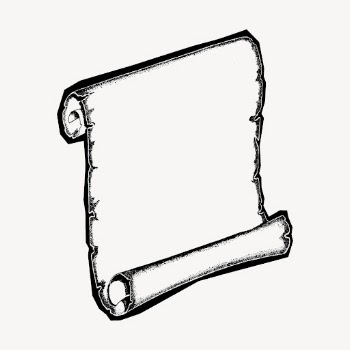 Scroll frame hand drawn clipart, | Free Vector Illustration - rawpixel