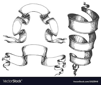 Scroll set vector image