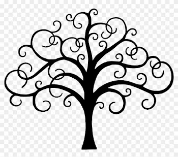 Scroll Tree- Family Tree On Wall - Easy Tree To Draw