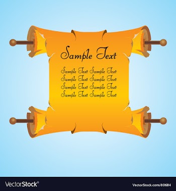 Scroll vector image
