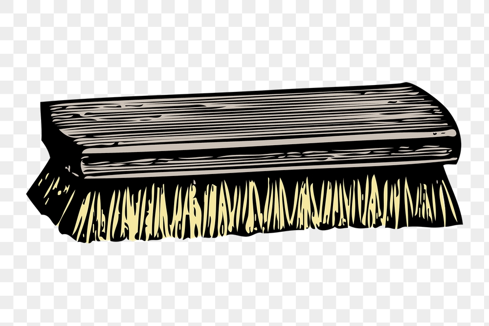 Scrub brush png sticker, cleaning | Free PNG - rawpixel