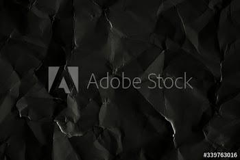 Scrunched black paper background