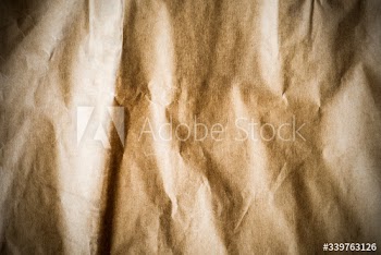 Scrunched up paper