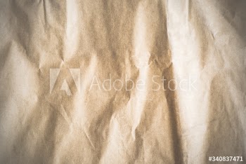 Scrunched up paper