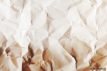 Scrunched up paper background