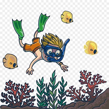 Scuba diving Diving mask Cartoon Snorkeling - Diving children 