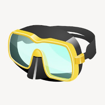 Scuba mask clipart, illustration vector. | Free Vector - rawpixel