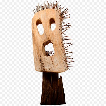 Sculpture Wood carving Mid-century modern Art - driftwood ornament 