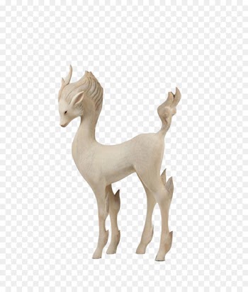 Sculpture Work of art Animal Sculptor Deer - Wood carving unicorn 