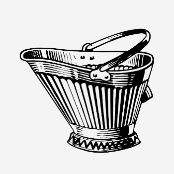 Scuttle container drawing, vintage object | Free Photo - rawpixel