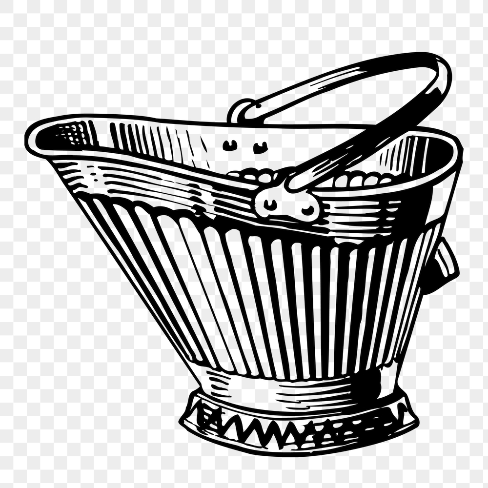 Scuttle container png sticker, object | Free PNG - rawpixel