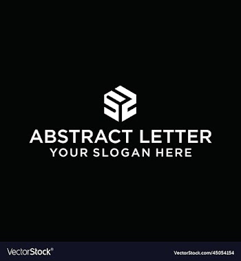 sd letter icon hexagon shape image