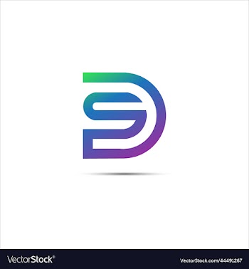 sd or ds logo design icon