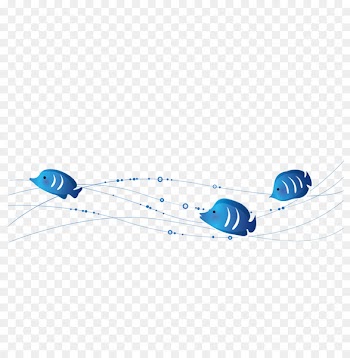 Sea Cartoon Illustration - Fish in the sea 