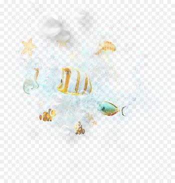 Sea Clip art - Tropical ornamental fish 