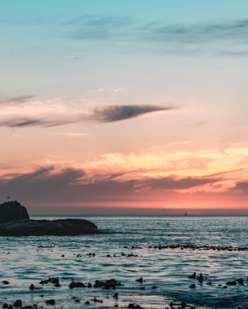 Sea During Golden Hour