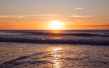 Sea during Golden Hour