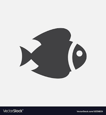 Sea fish vector image