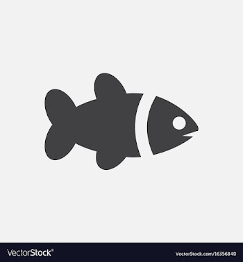 Sea fish vector image